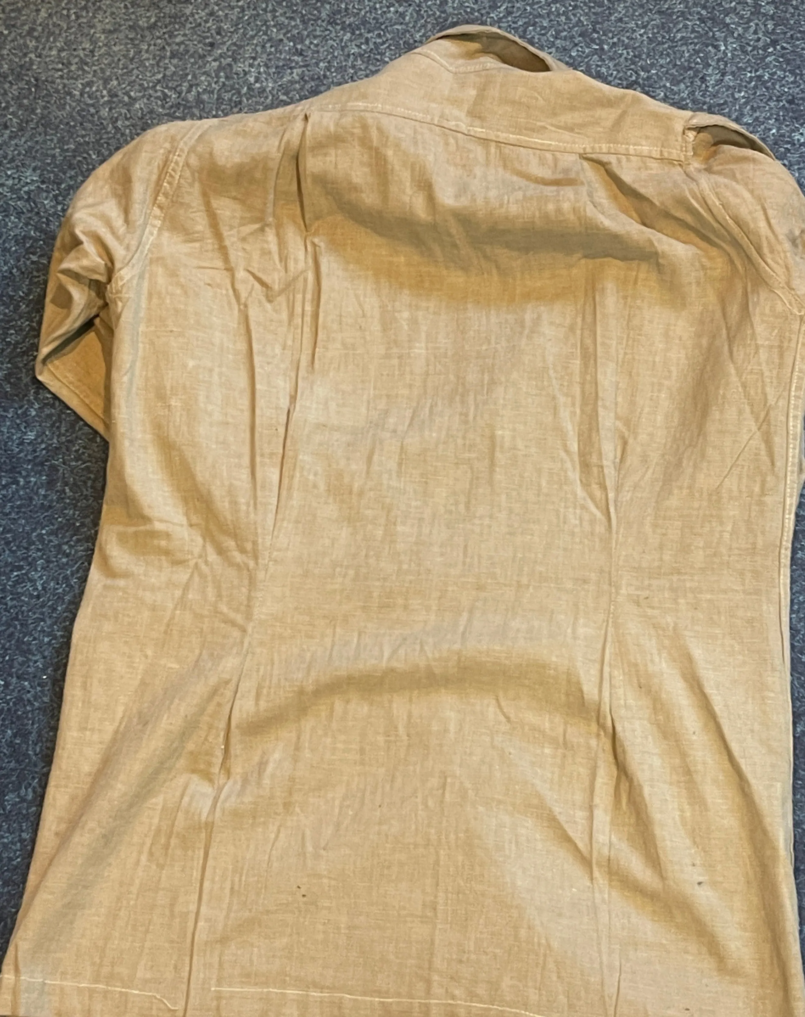 1945 Dated British Army OR collared shirt - Size 8