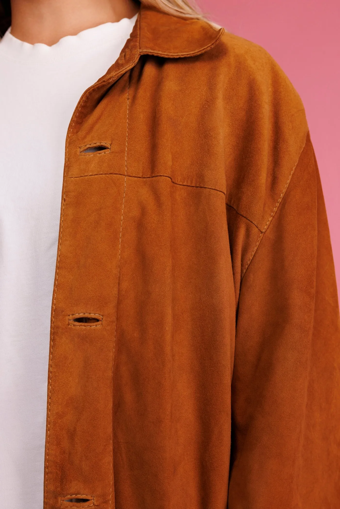 70's Suede Shacket L/XL