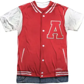 Adams Atoms Lettermens Jacket T-Shirt