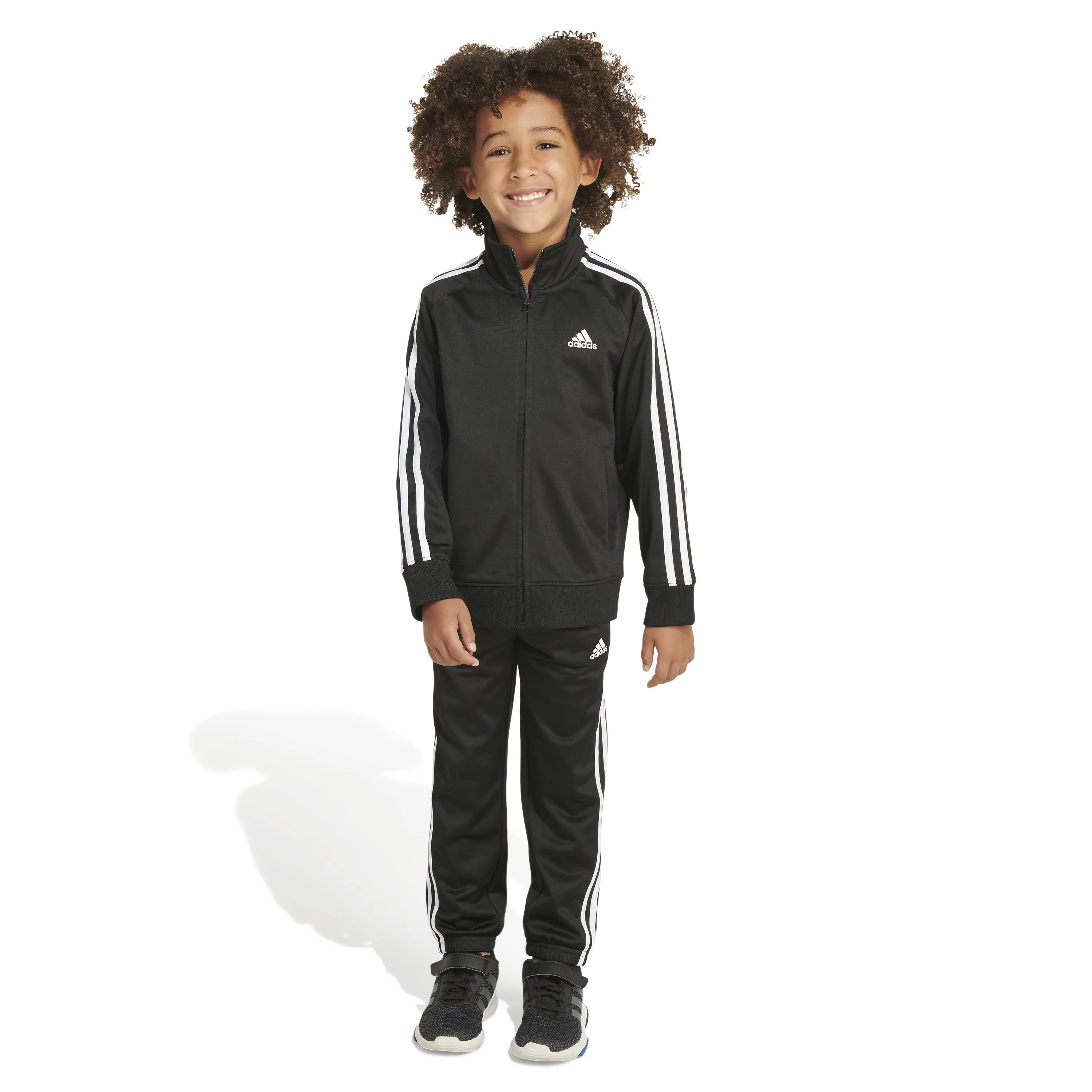 Adidas Tricot Jogger 2 Piece Set in Black