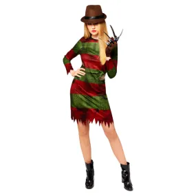 Adult Freddy Kruger Ladies Costume