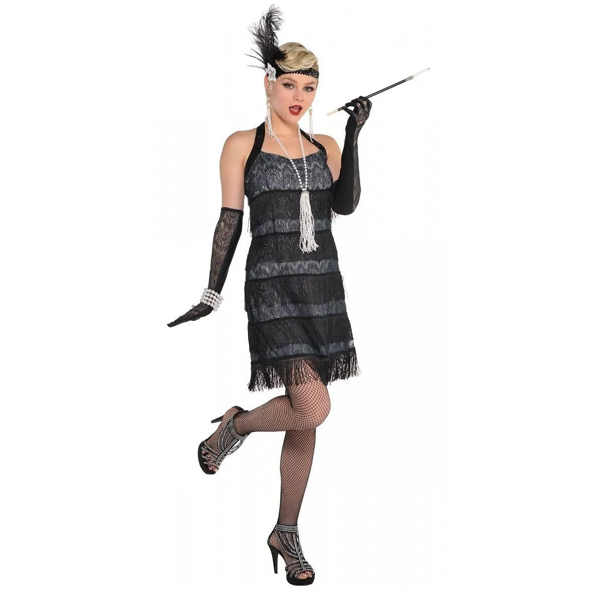 Adult Lace Flapper Costume