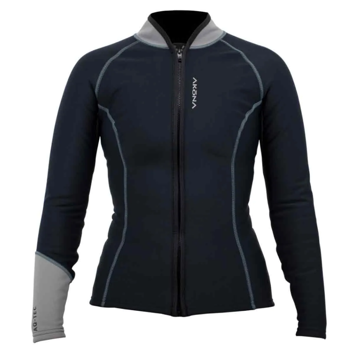 Akona AQ-Tec Long Sleeve Front Zip Womens Top