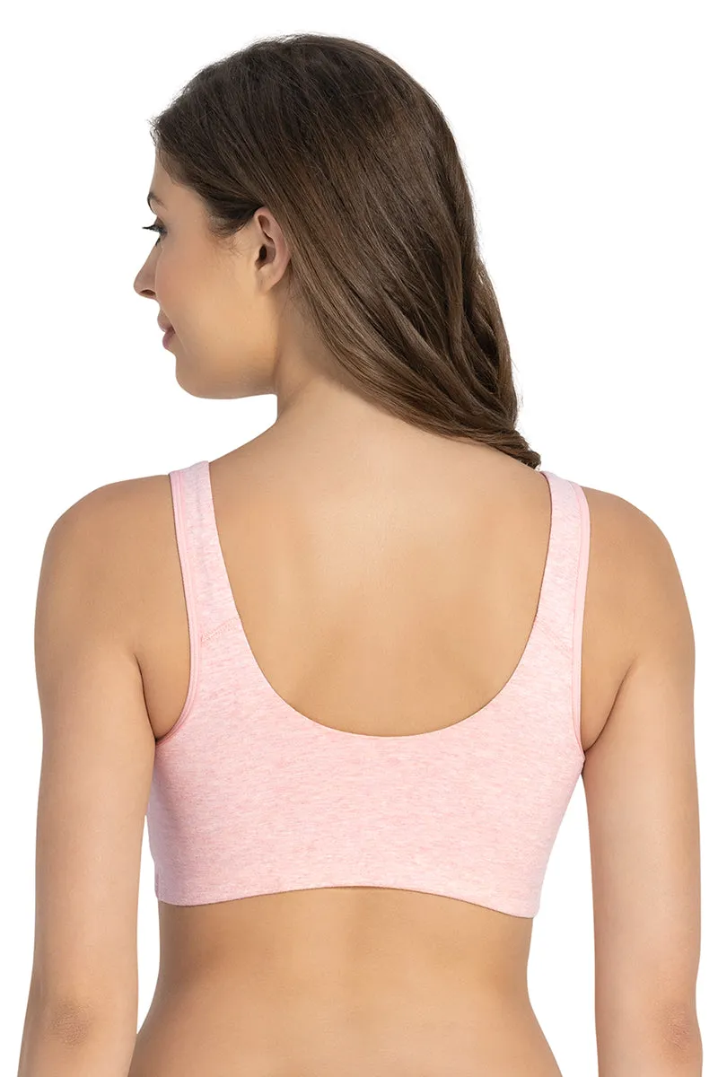 All Day Lounge Non-padded & Non-wired Bra - Pink Marl