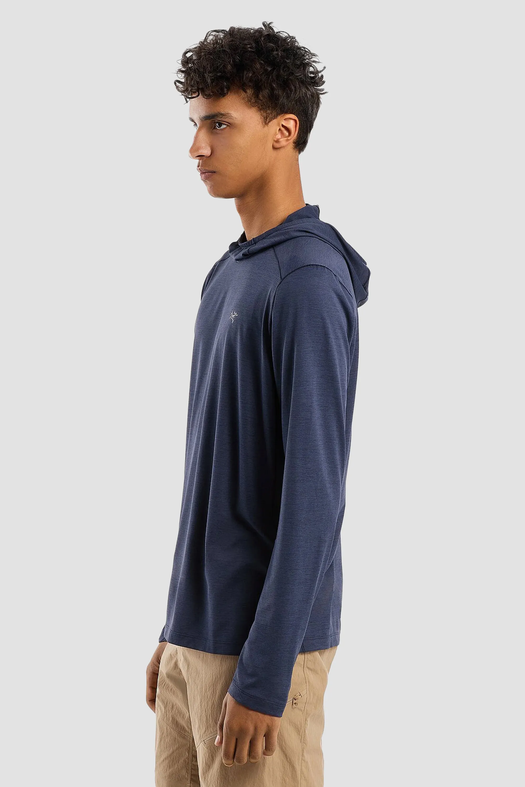 Arc'teryx Men's Cormac Hoody in Black Sapphire Heather