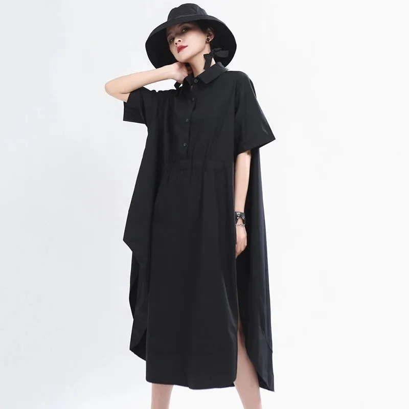 Asymmetrical Shirt Dress 