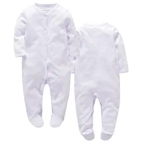 Baby's Romper Organic Winter Clothes Cotton Sleep n Play Footie Long Sleeve