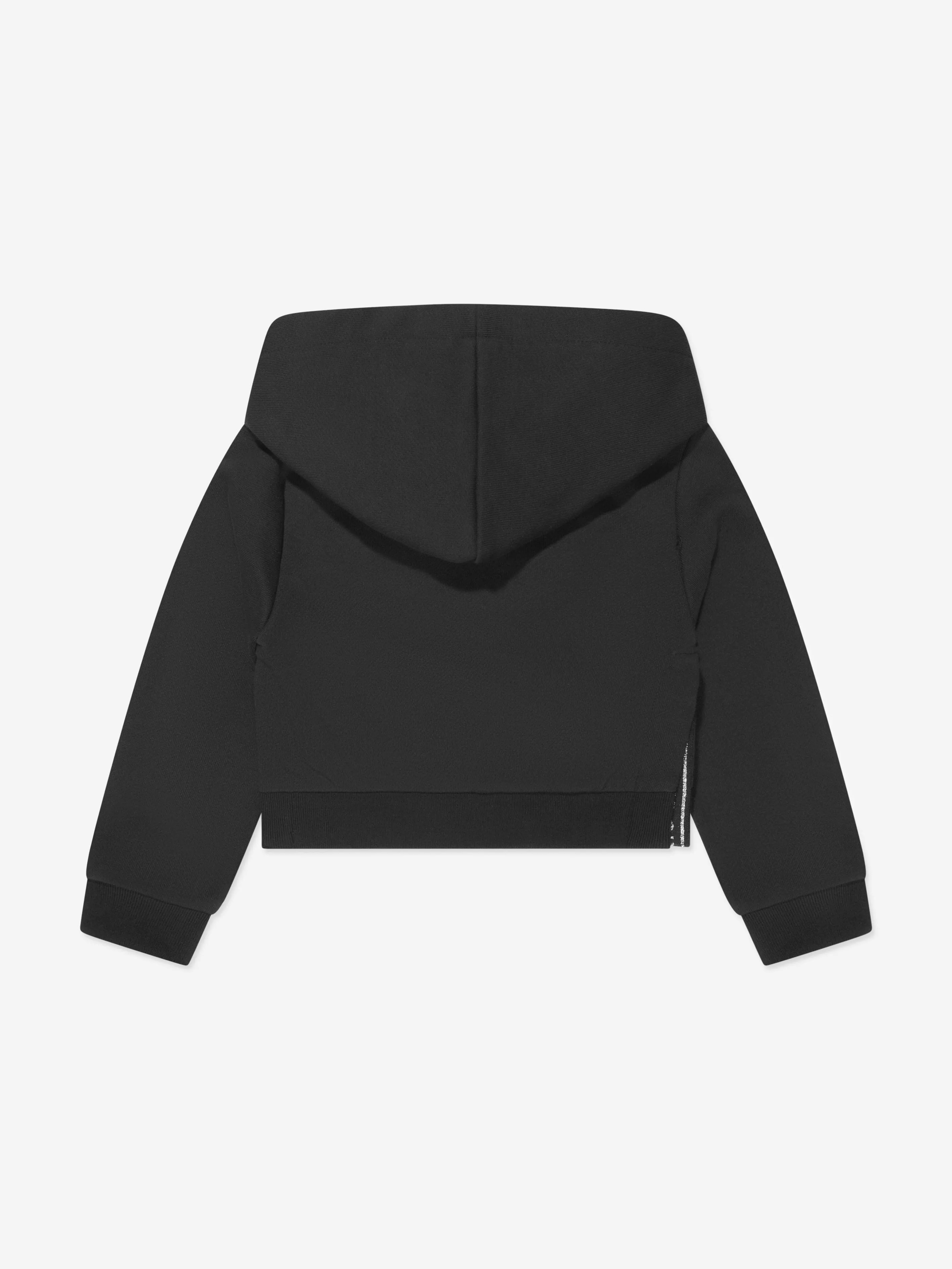 Balmain Girls Logo Hoodie in Black