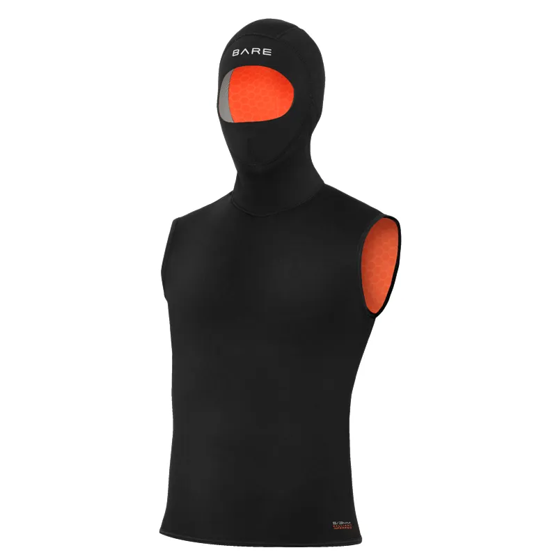 BARE 5/3 ULTRAWARMTH HOODED VEST - MENS