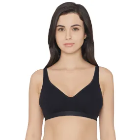 BASICS Essentials2.0 Non-Padded Non-Wired Full Cup Everyday Wear T-shirt Bra - Black