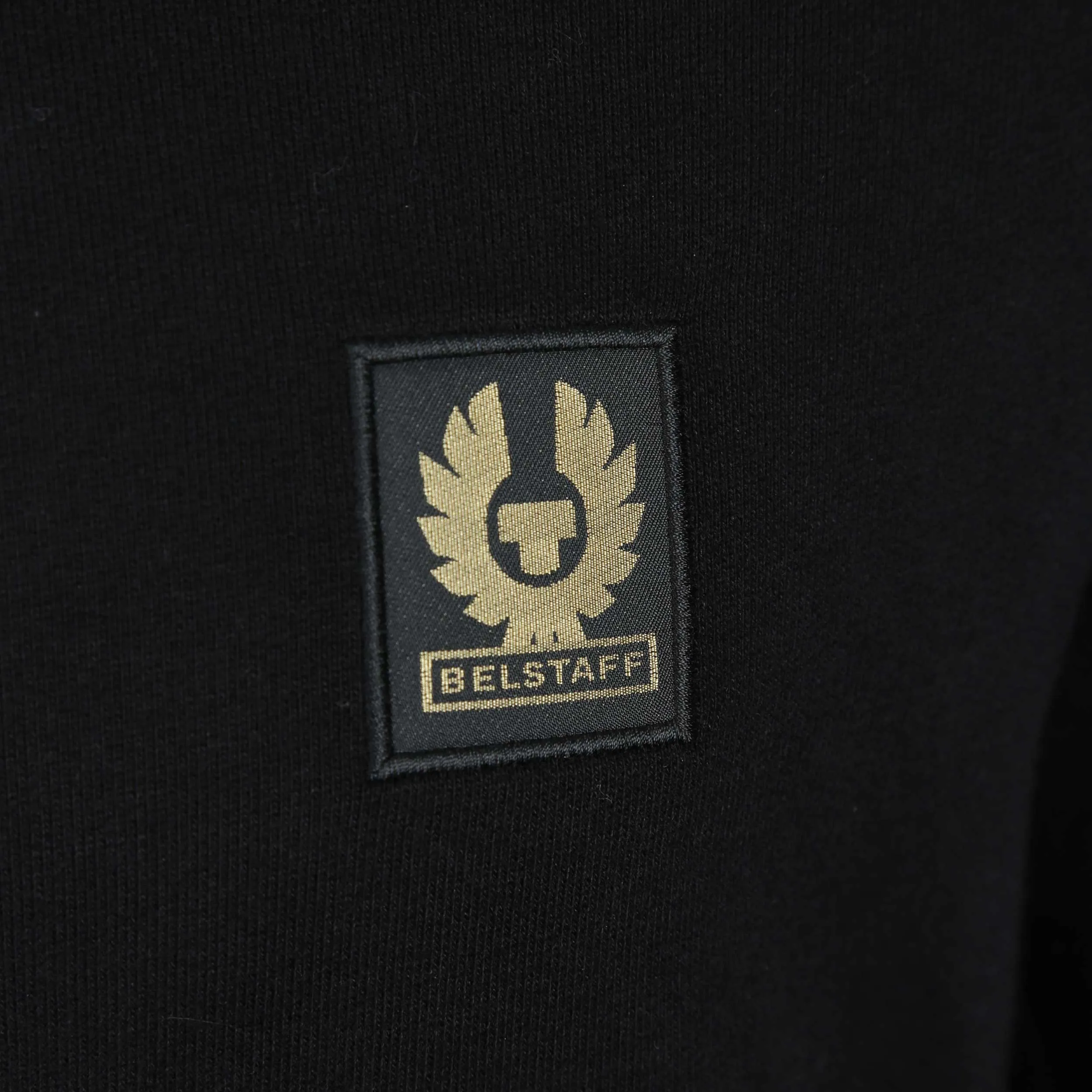 Belstaff Full Zip Hoodie Sweat Top in Black