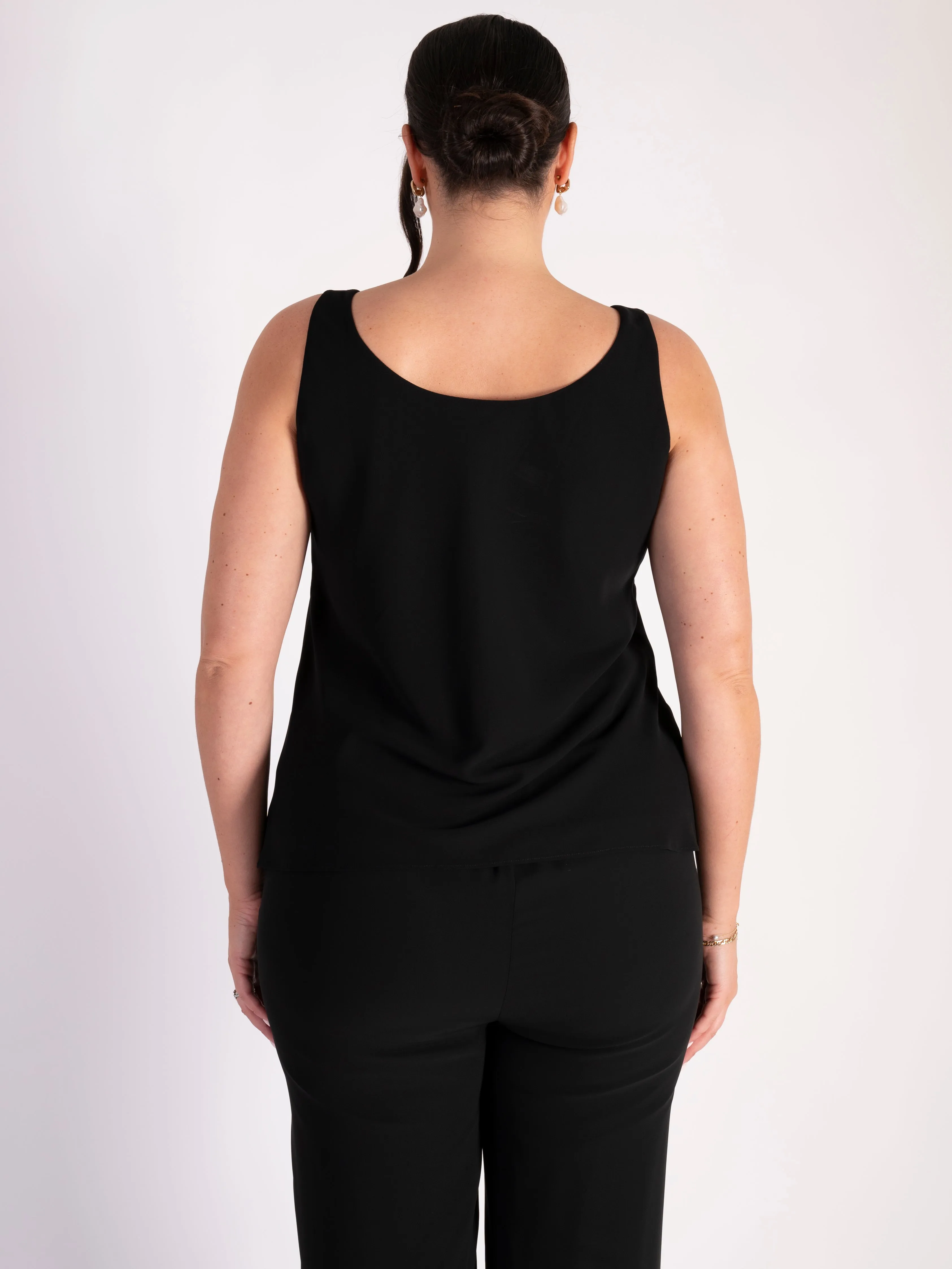 Black Chiffon Camisole