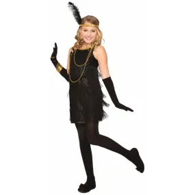 Black Roaring 20's Flapper Costume