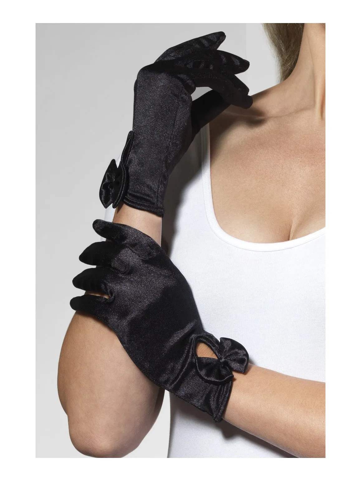 Black Short Gloves