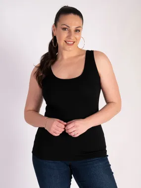 Black Sleeveless Essential Camisole