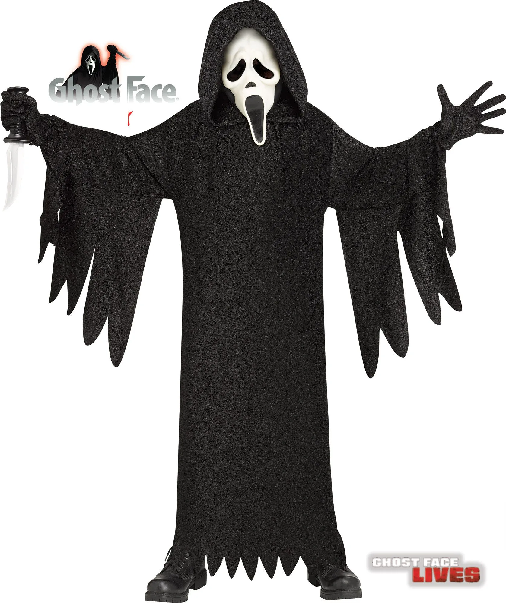 Childs Ghost Face® 25th Anniversary Movie Edition Costume | 1 ct