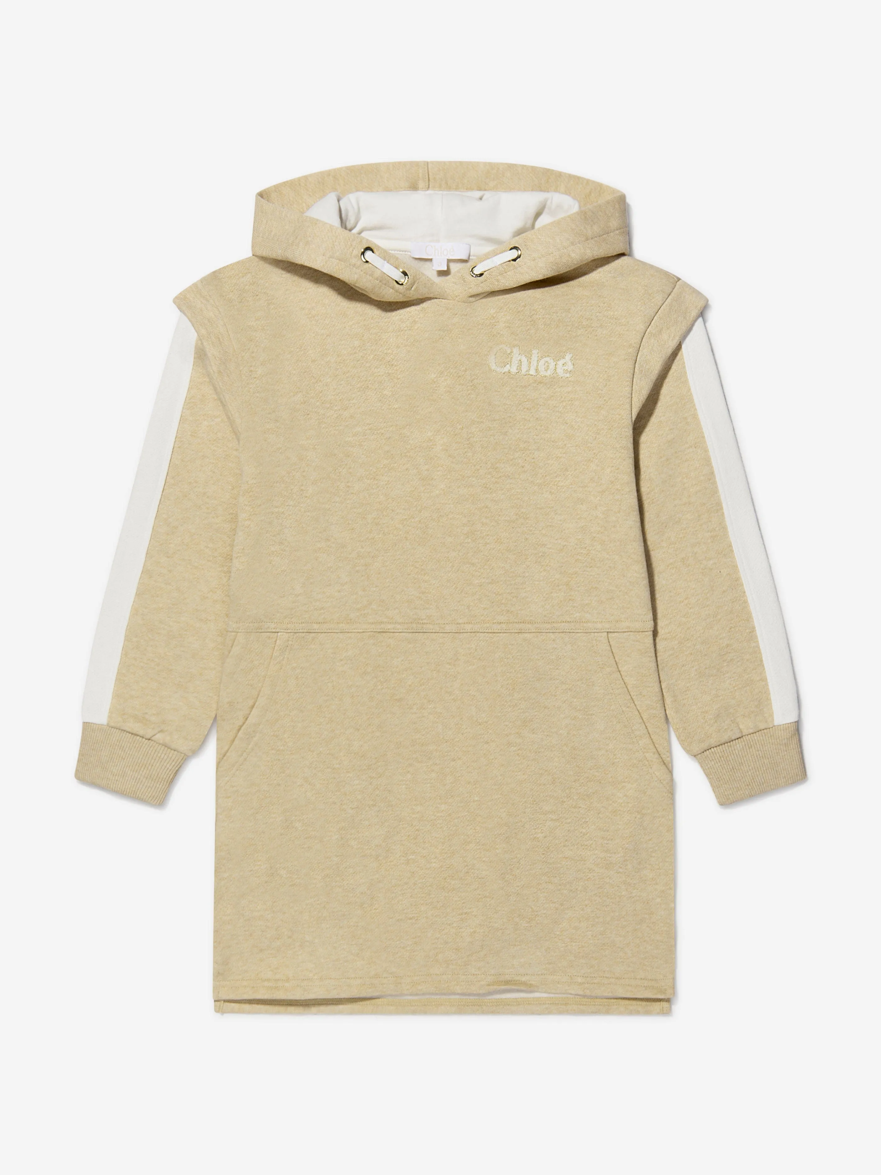 Chloé Girls Hooded Sweater Dress