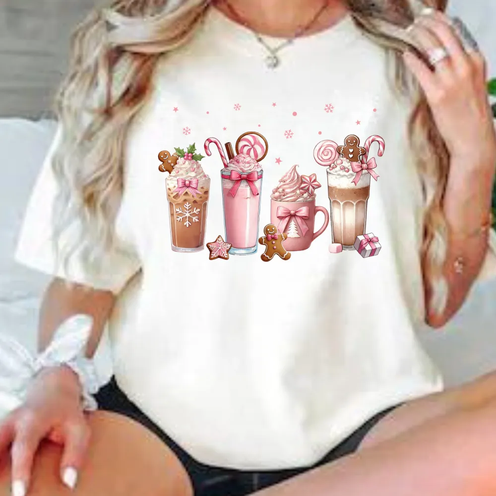 Christmas Coffee Pink Coquette Bow Shirt Bundle