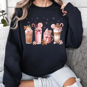 Christmas Coffee Pink Coquette Bow Shirt Bundle