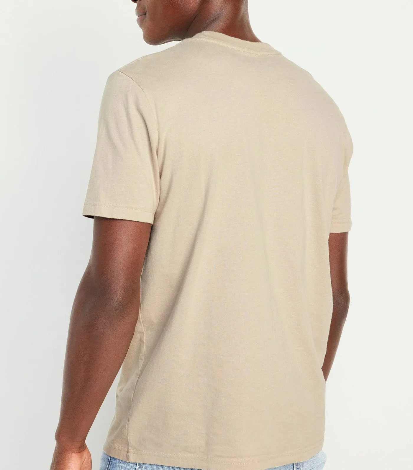 Crew-Neck T-Shirt For Men A Stone's Throw