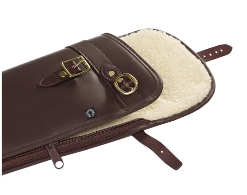 Croots - Byland - Leather Shotgun Slip with Flap, Zip & Carry Handles