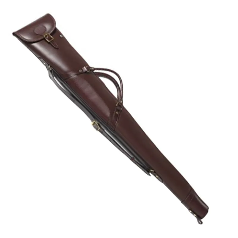 Croots - Byland - Leather Shotgun Slip with Flap, Zip & Carry Handles