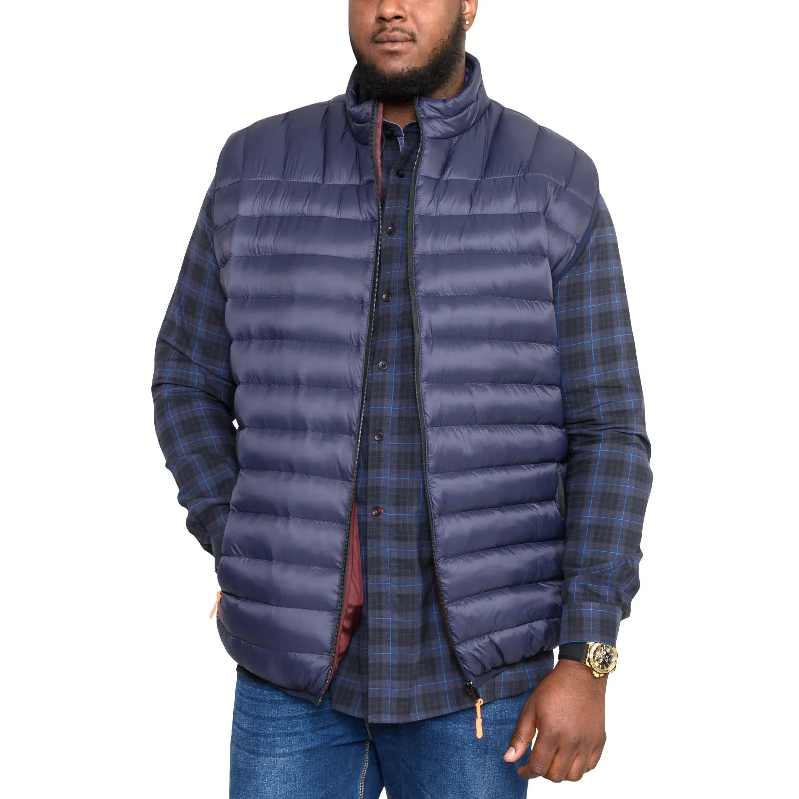 D555 Mens Wickham Big & Tall Puffer Gilet Jacket