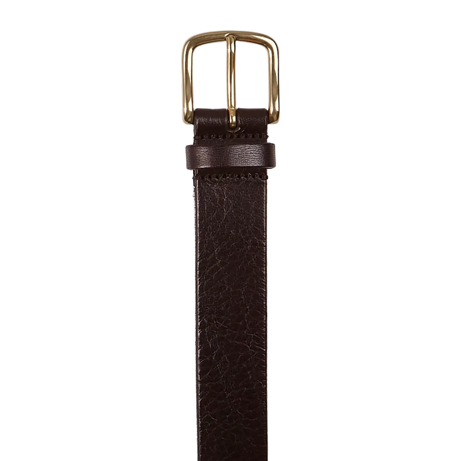 Dark Brown Saddle Leather 30mm Belt