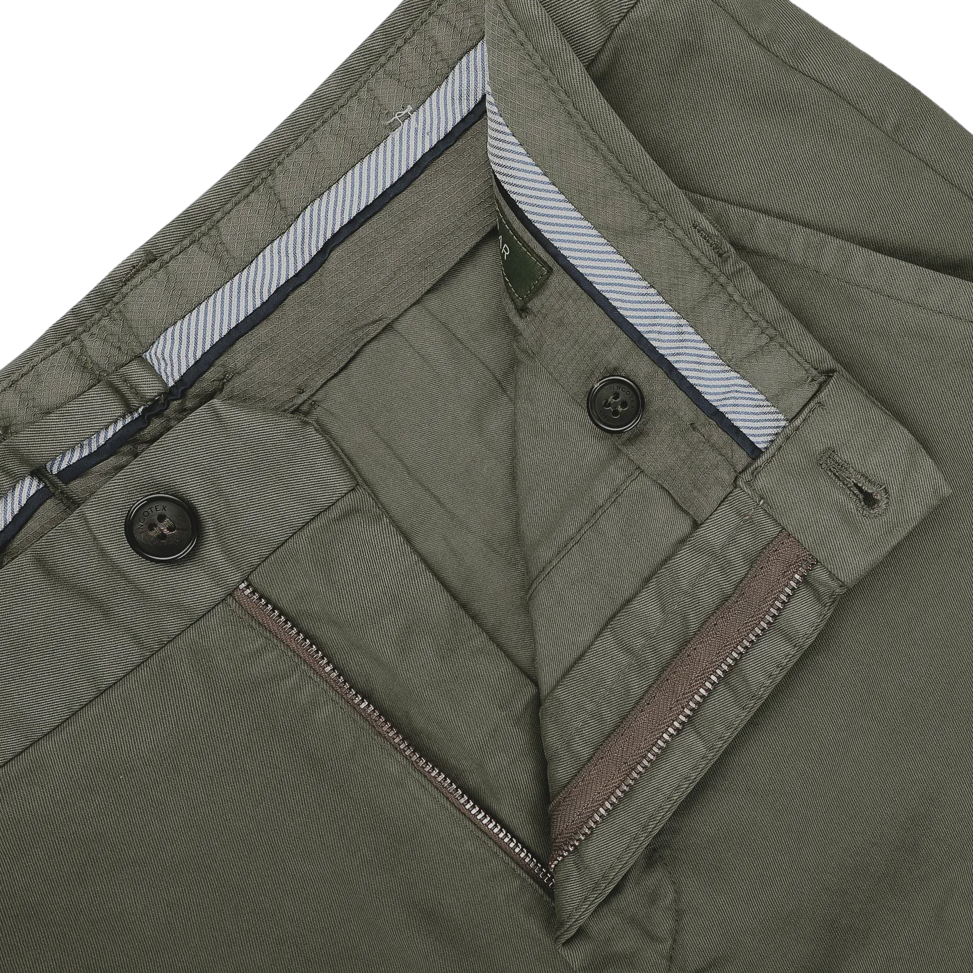 Dark Green Cotton Stretch Model 8 Chinos