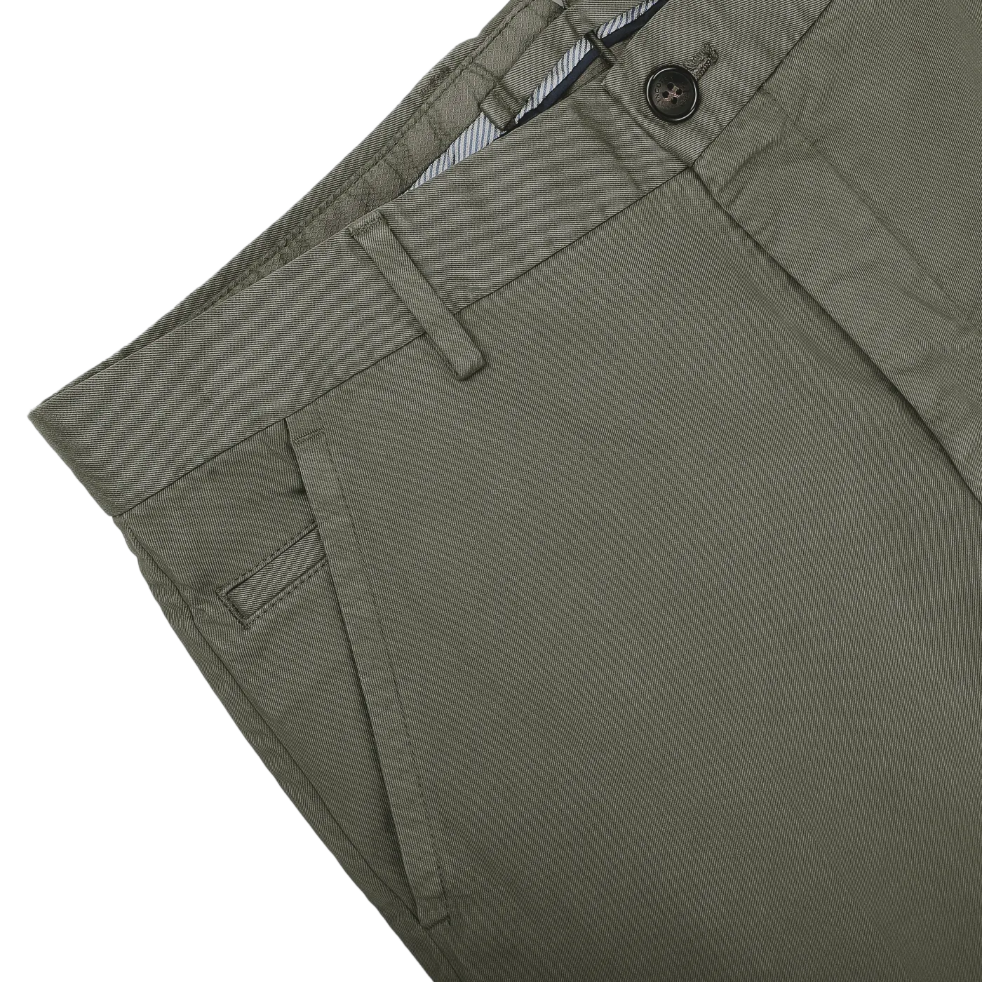 Dark Green Cotton Stretch Model 8 Chinos