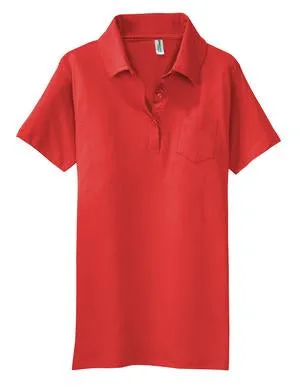 District Threads - Ladies District Sport Shirt with Pocket.  DT215