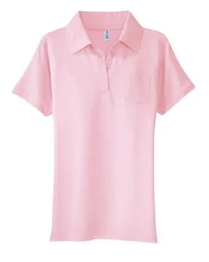 District Threads - Ladies District Sport Shirt with Pocket.  DT215