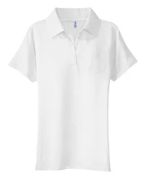 District Threads - Ladies District Sport Shirt with Pocket.  DT215