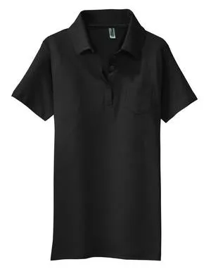 District Threads - Ladies District Sport Shirt with Pocket.  DT215