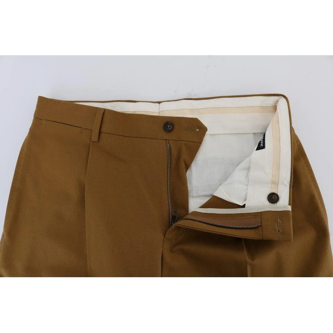 Dolce & Gabbana Elegant Brown Formal Trousers for Men