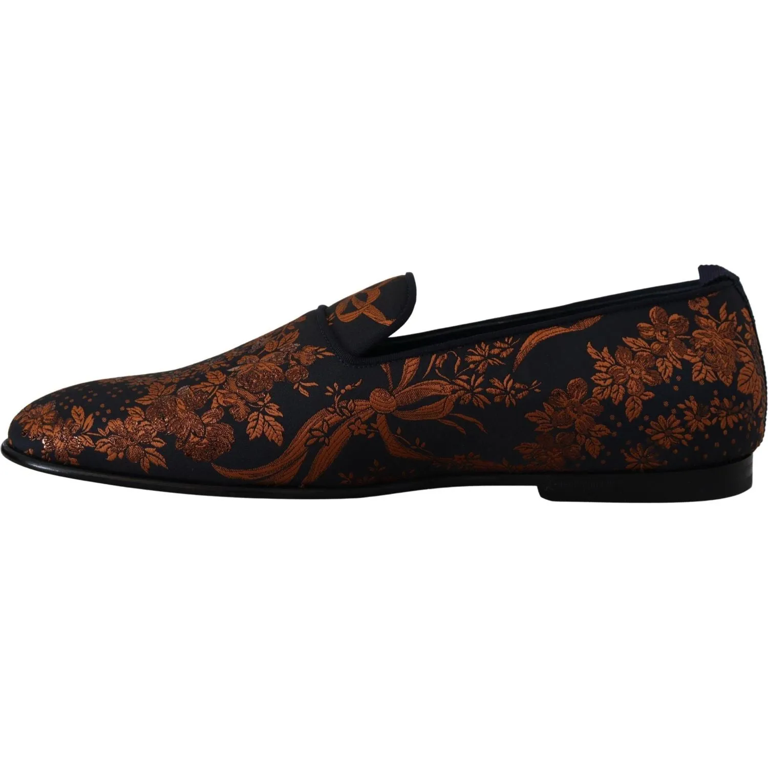 Dolce & Gabbana Elegant Floral Slip-On Loafers