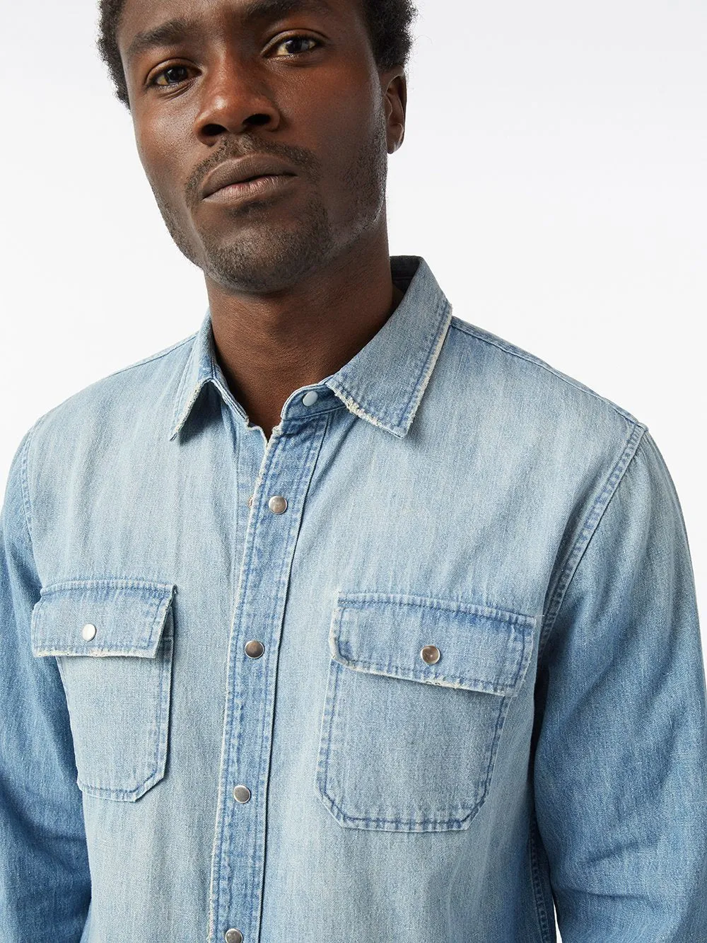 Double Pocket Denim Shirt -- Remington