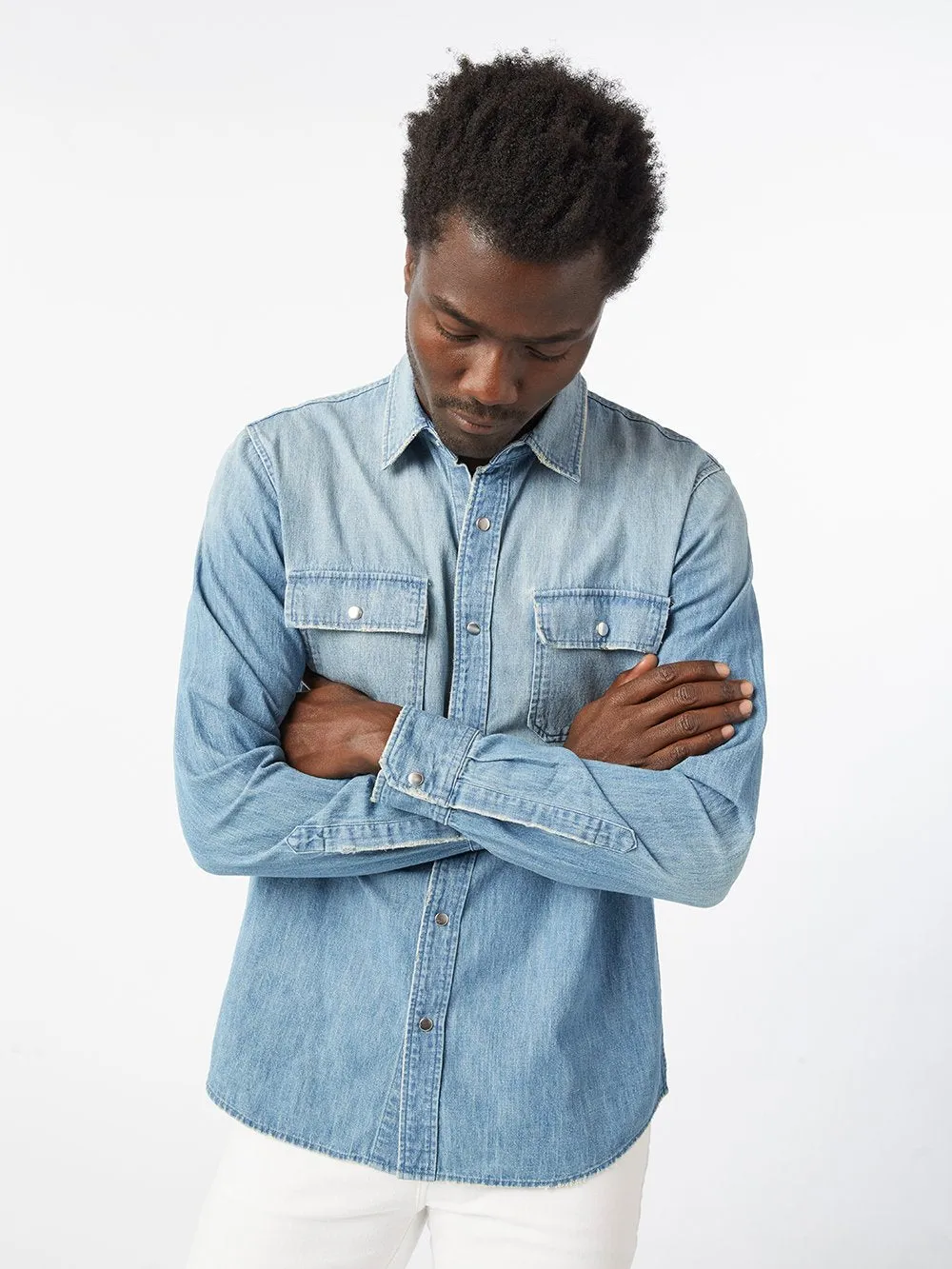 Double Pocket Denim Shirt -- Remington