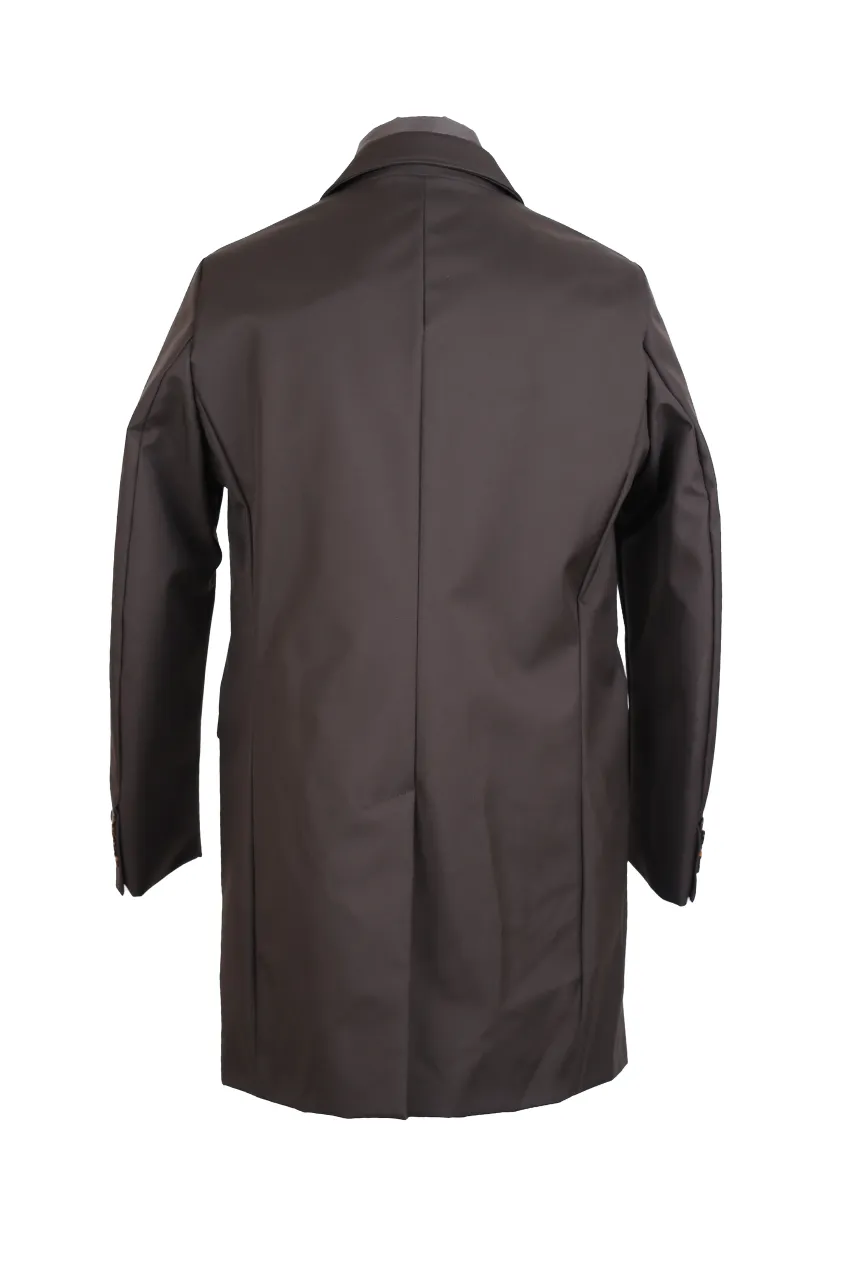 Down Filled Dress Coat Jacket w/ Removable Bib