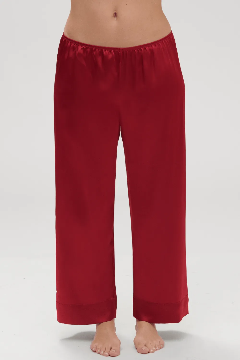 Dream Silk Pants Red