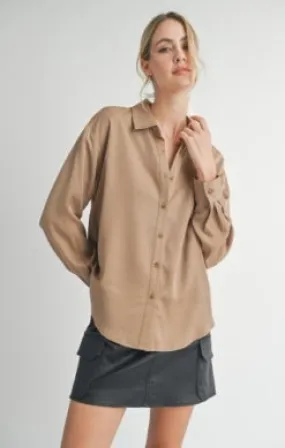 Dress Code Back Knot Shirt