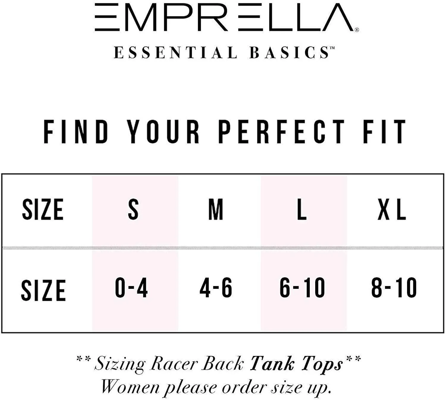 Emprella Tank Tops for Women, 100% Cotton Ribbed Racerback Tanks for Casual, Lounging, and Sports