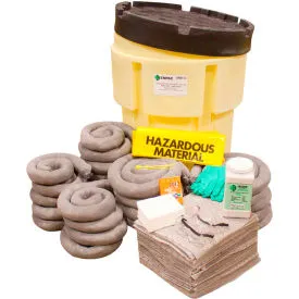 ENPAC® 95 Gallon SpillPack Spill Kit, Universal, Easy-Off Lid, Yellow, 1490-YE