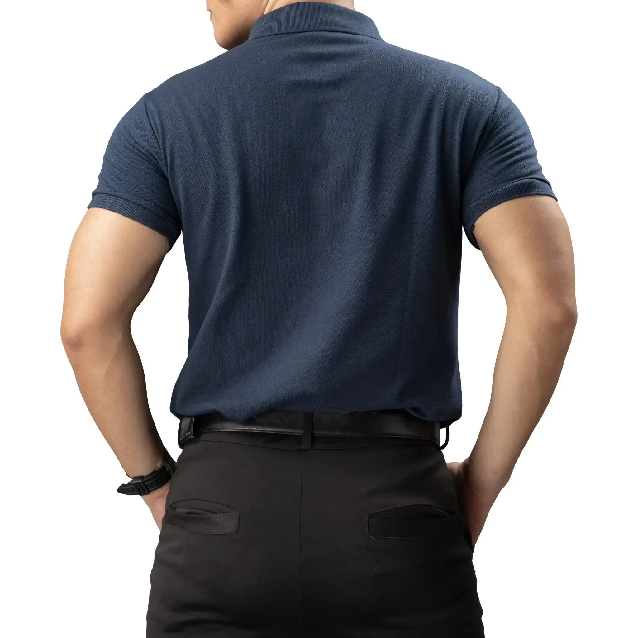 FLEXFIT Series Men's Polo - Navy Blue