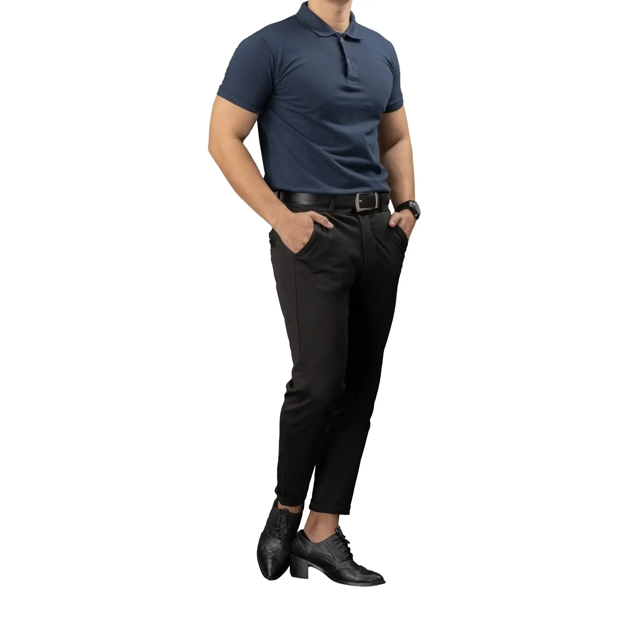 FLEXFIT Series Men's Polo - Navy Blue