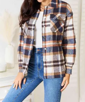 Full Moon Plaid Shacket