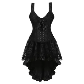 Funki Buys | Dresses | Women's Gothic Steampunk Corset Dress