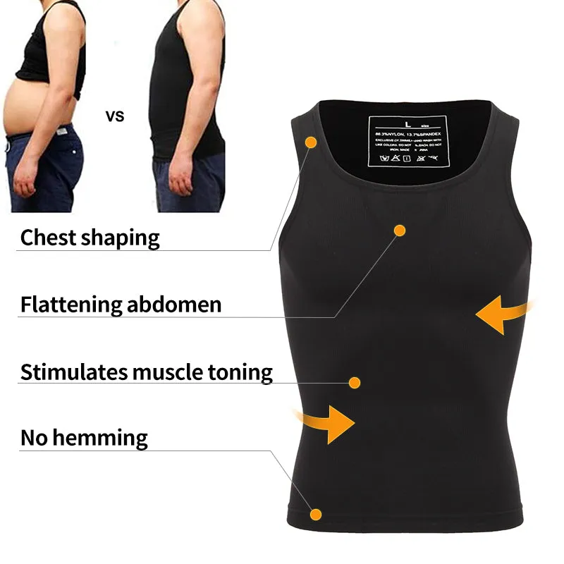 Funki Buys | Shapewear | Men's Slimming Singlet Body Shaper