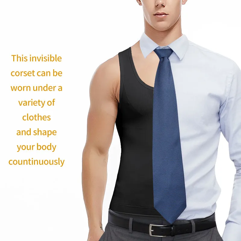 Funki Buys | Shapewear | Men's Slimming Singlet Body Shaper