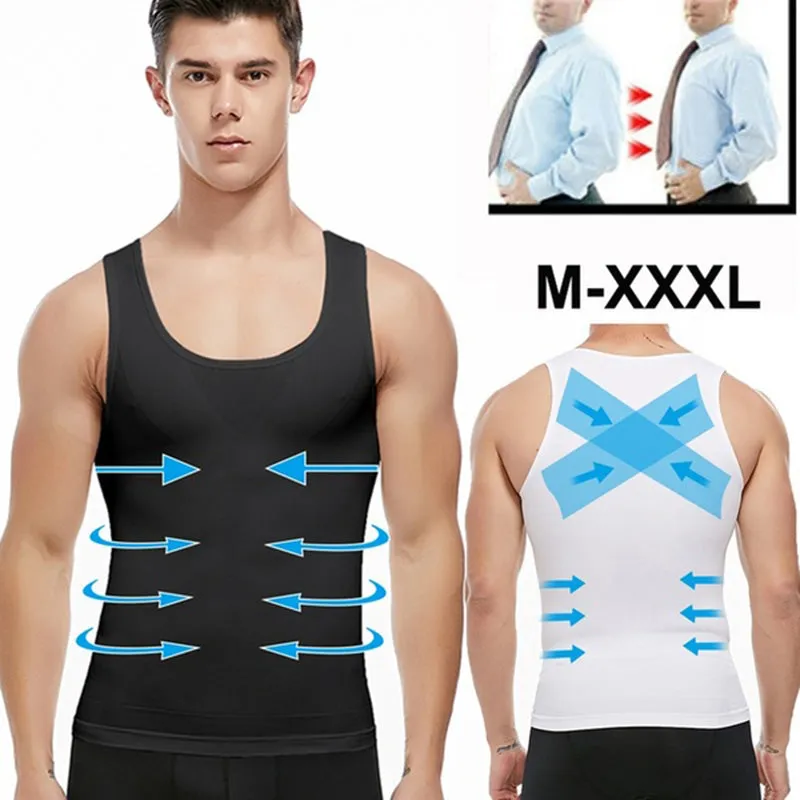 Funki Buys | Shapewear | Men's Slimming Singlet Body Shaper